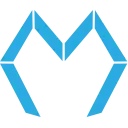Blue Mycelium M Logo